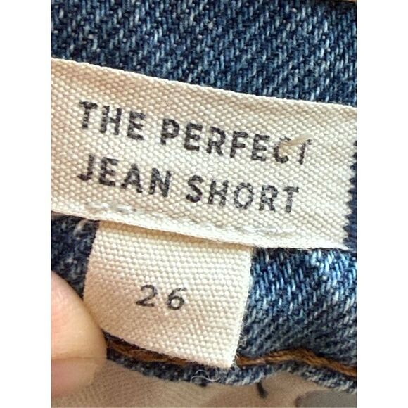 Madewell The Perfect Jean Short Snyder Wash Tencel Edition Size 26 - Picture 7 of 9